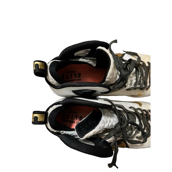 Nike LeBron 9 P.S. Elite “Home” White/Metallic Gold-Black Men’s 11.5 516958-100 - Picture 6 of 10